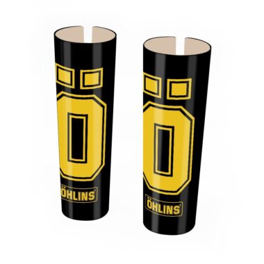 ÖHLINS naklejki na zawieszenie Black / Yellow