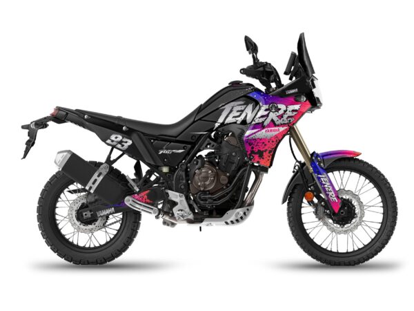 Okleina Yamaha Tenere 700 Decore 1 wariant 1 – wizualizacja motocykla ADV