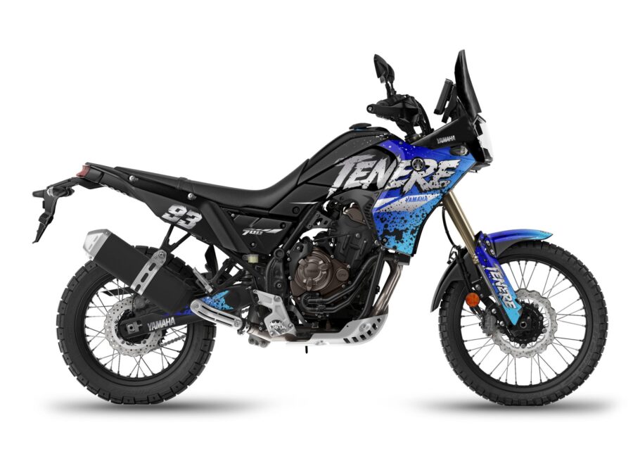 Okleina Yamaha Tenere 700 Decore 1 wariant 2 – wizualizacja motocykla ADV