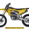 Złoty komplet plastików UFO Yamaha YZ 250F i YZ 450F z osłonami teleskopów