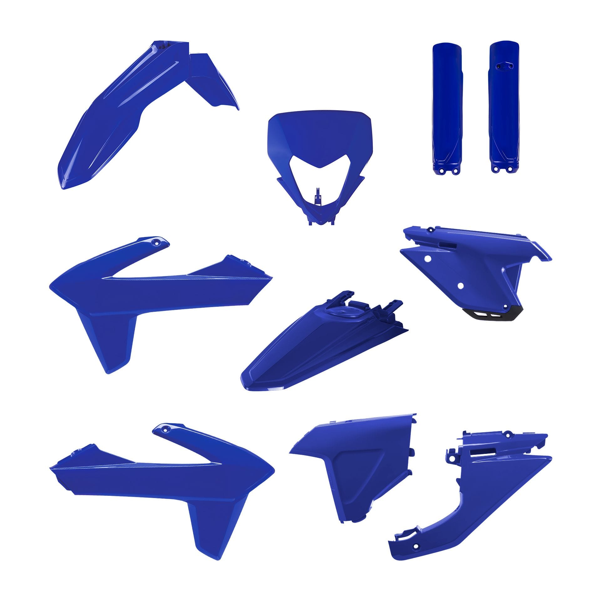 Zestaw plastików pasuje do SHERCO SE-R/SEF-R '25-26 POLISPORT KOLOR NIEBIESKI