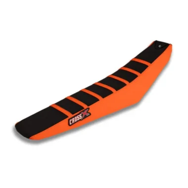 Pokrowiec siedzenia CROSSX KTM ADVANCED STRIPES BLACK/ORANGE WITH ORANGE STRIPES Wszystkie modele