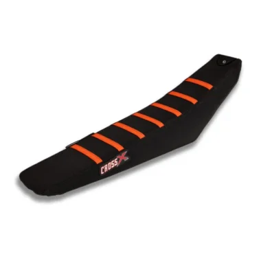Pokrowiec siedzenia CROSSX KTM ADVANCED STRIPES BLACK WITH ORANGE Wszystkie modele