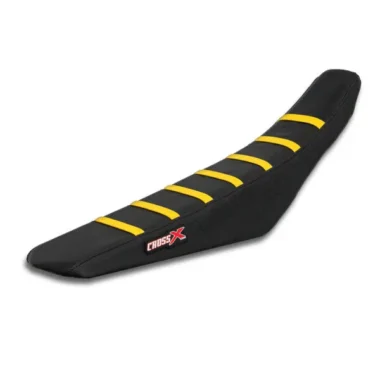 Pokrowiec siedzenie CROSSX SUZUKI ADVANCED WITH STRIPES BLACK WITH YELLOW STRIPES Wszystkie modele