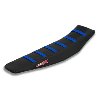 Pokrowiec siedzenia CROSSX YAMAHA ADVANCED STRIPES BLACK WITH BLUE STRIPES Wszystkie modele