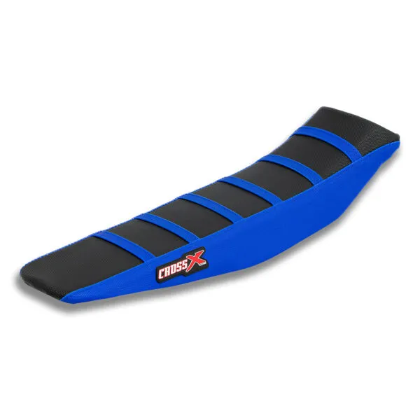 Pokrowiec siedzenia CROSSX YAMAHA ADVANCED STRIPES BLACK/BLUE WITH BLUE STRIPES Wszystkie modele