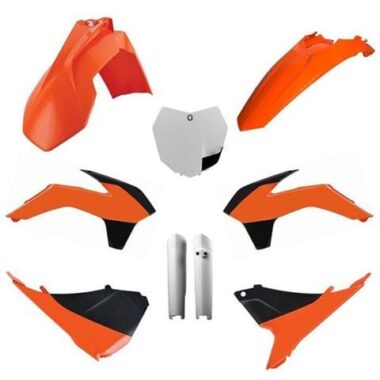 Zestaw plastików do KTM SX/SX-F/XC-F 13-16 z osłonami lag POLISPORT