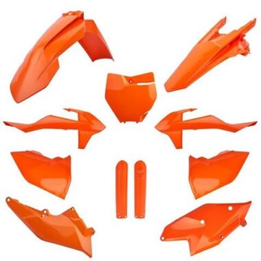 Zestaw plastików do KTM SX SX-F 16-18 POLISPORT Różne kolory z osłonami lag