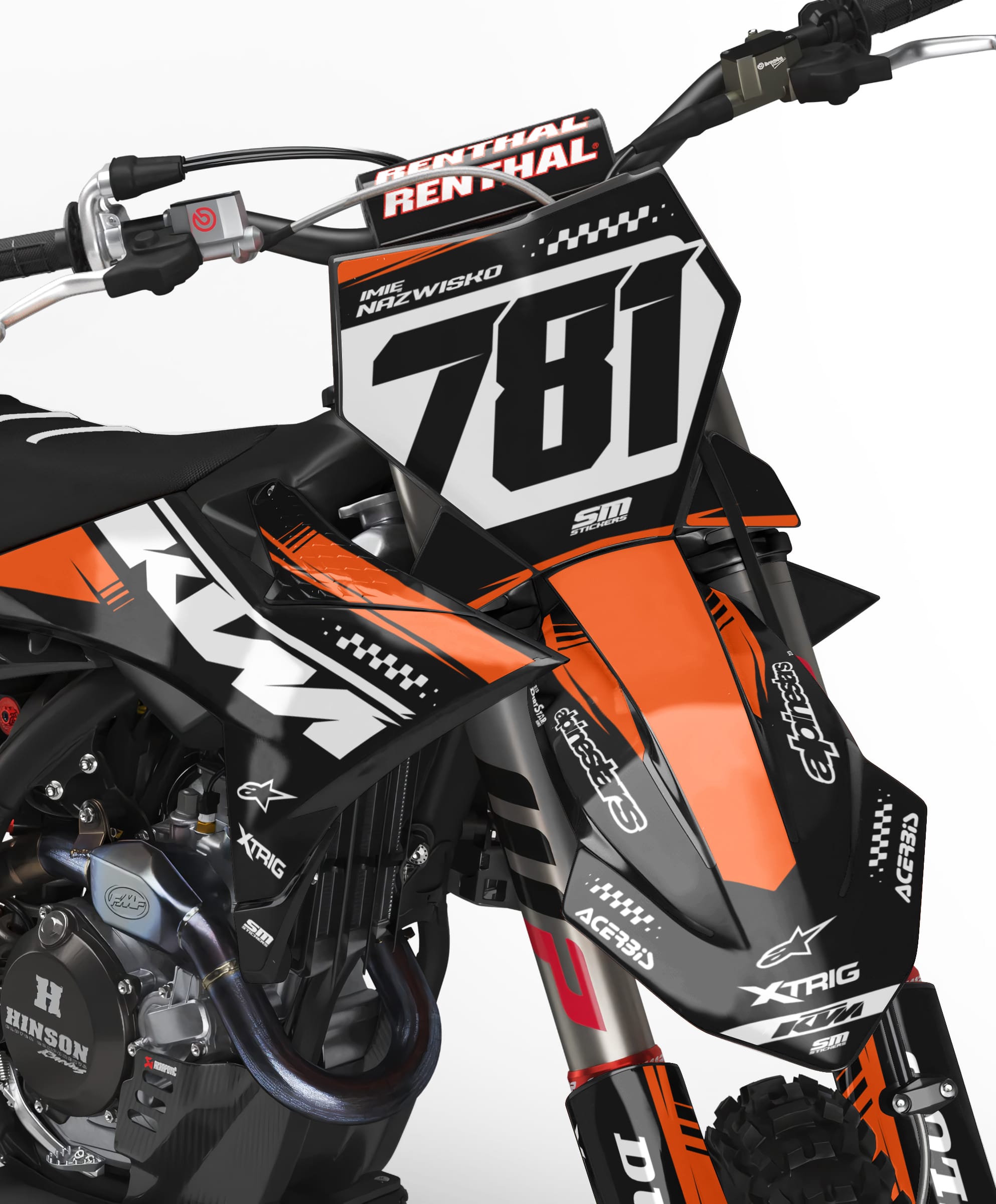 KTM Decore 20 Black Orange - obrazek 2