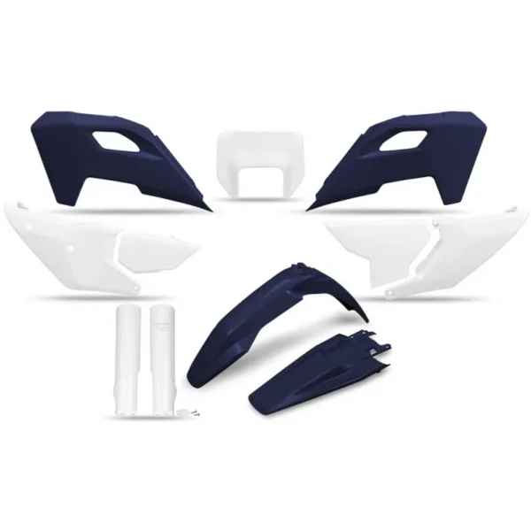 Zestaw plastików Husqvarna TE 150 / 250 / 300 ’24-’26, FE 250 / 350 / 450 / 501 ’24-’26 UFO różne